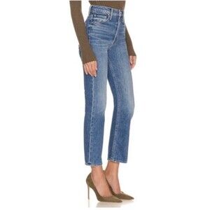MOTHER The Superior Rider Ankle Jeans Size 32 High Waist Blue
